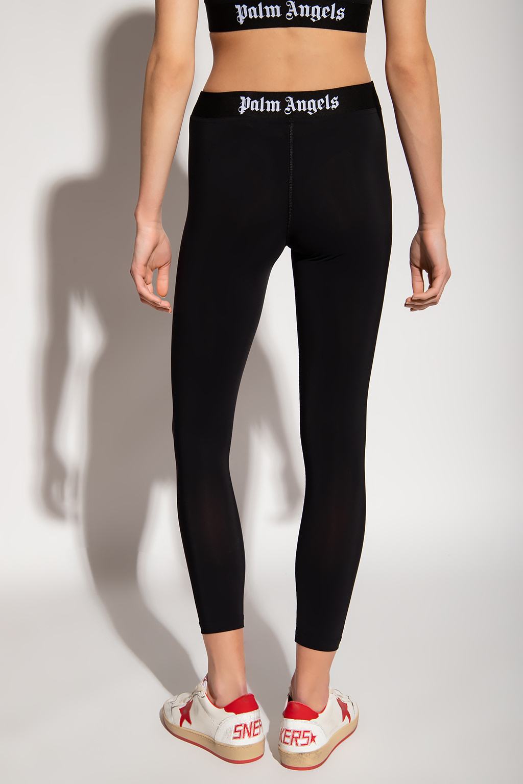 Leggings with logo Palm Angels - SchaferandweinerShops Niger